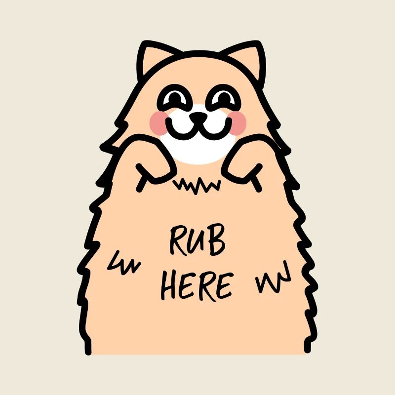 Chat drôle de conception