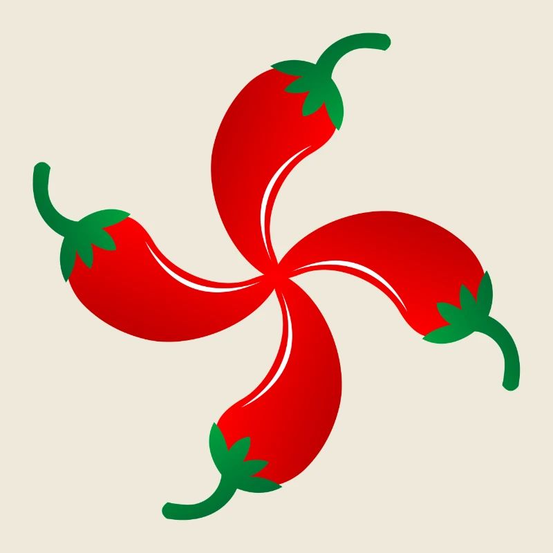 Quer Espelette Basken