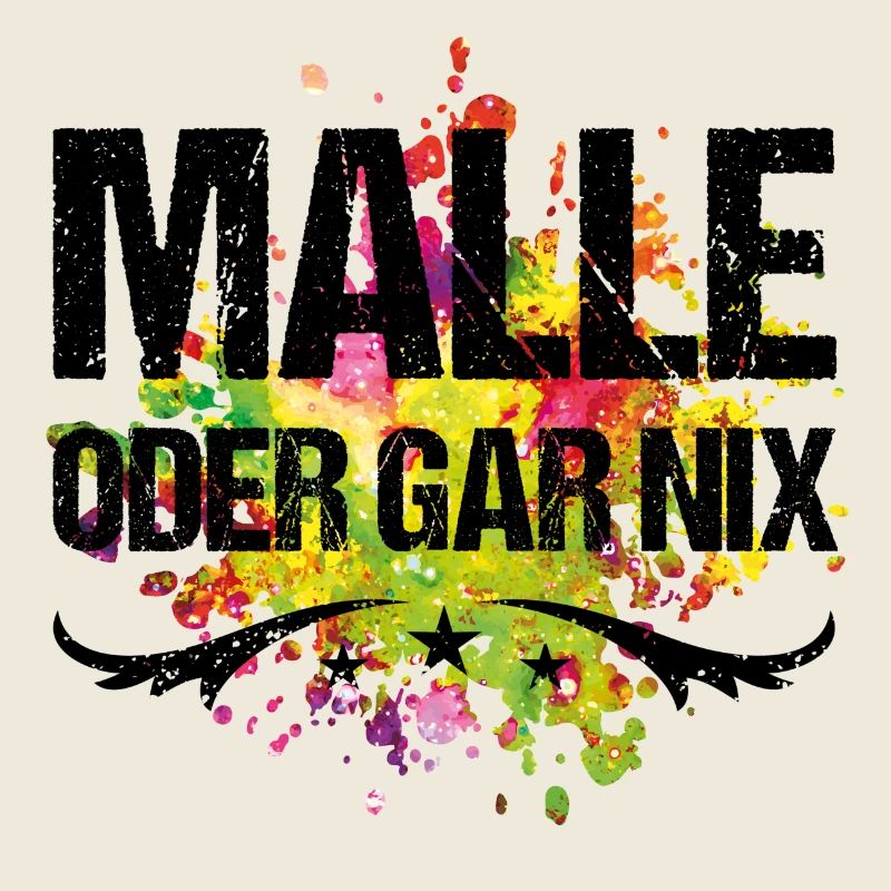 malle oder gar nix farbig