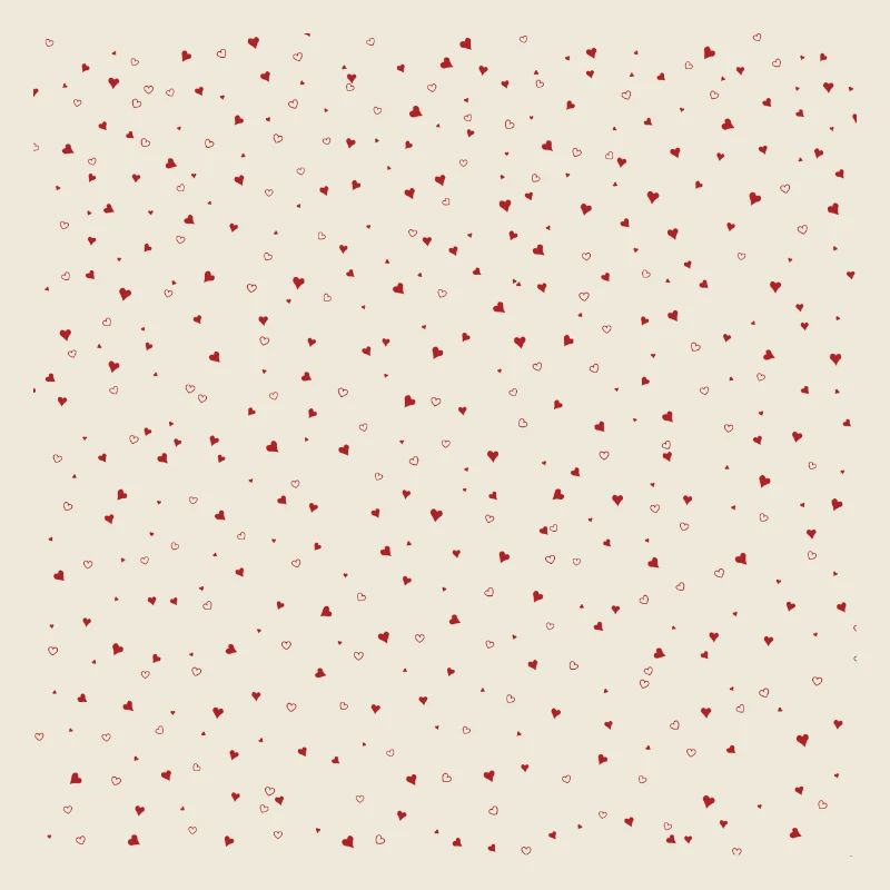 Cute Tiny Hearts Pattern Print Background Present