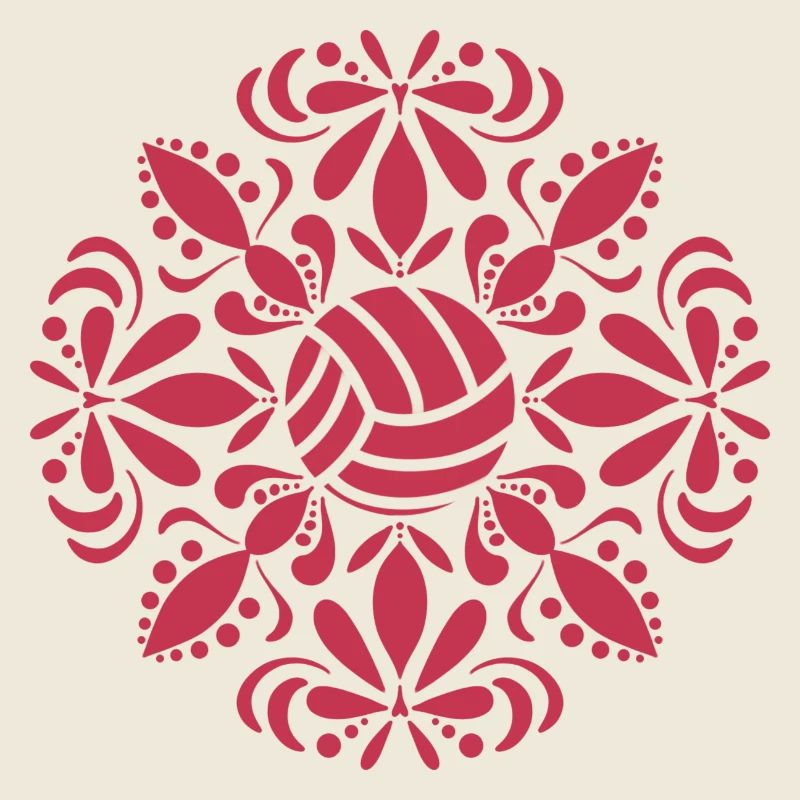 Volleyball Mandala
