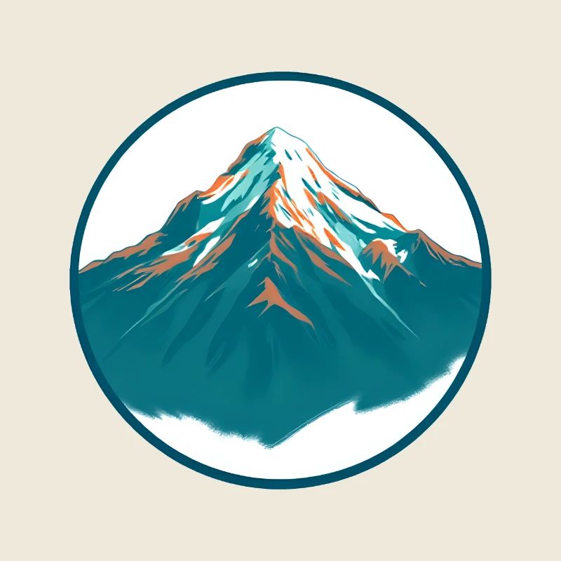 Celestial Mountain Range at Sunrise