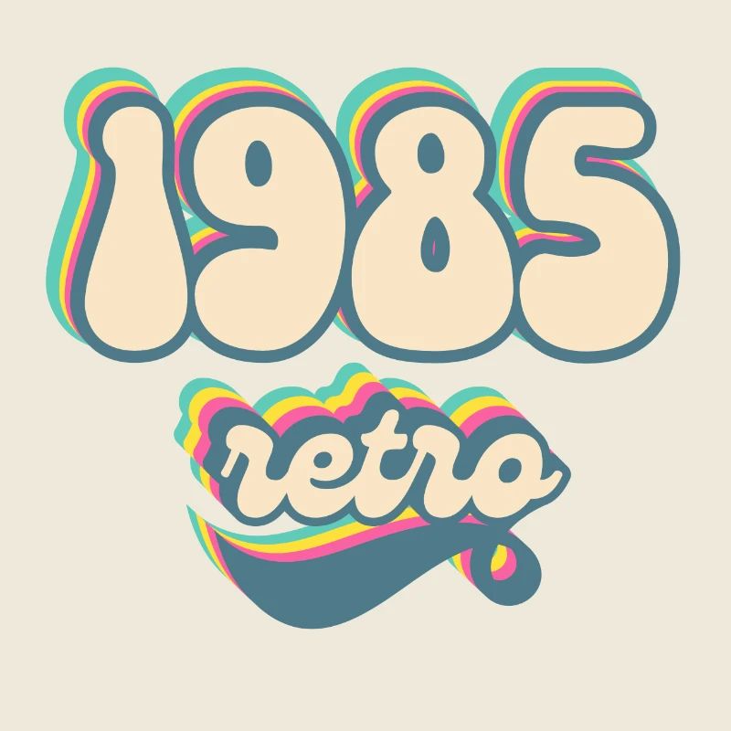 1985 retro idée cadeau
