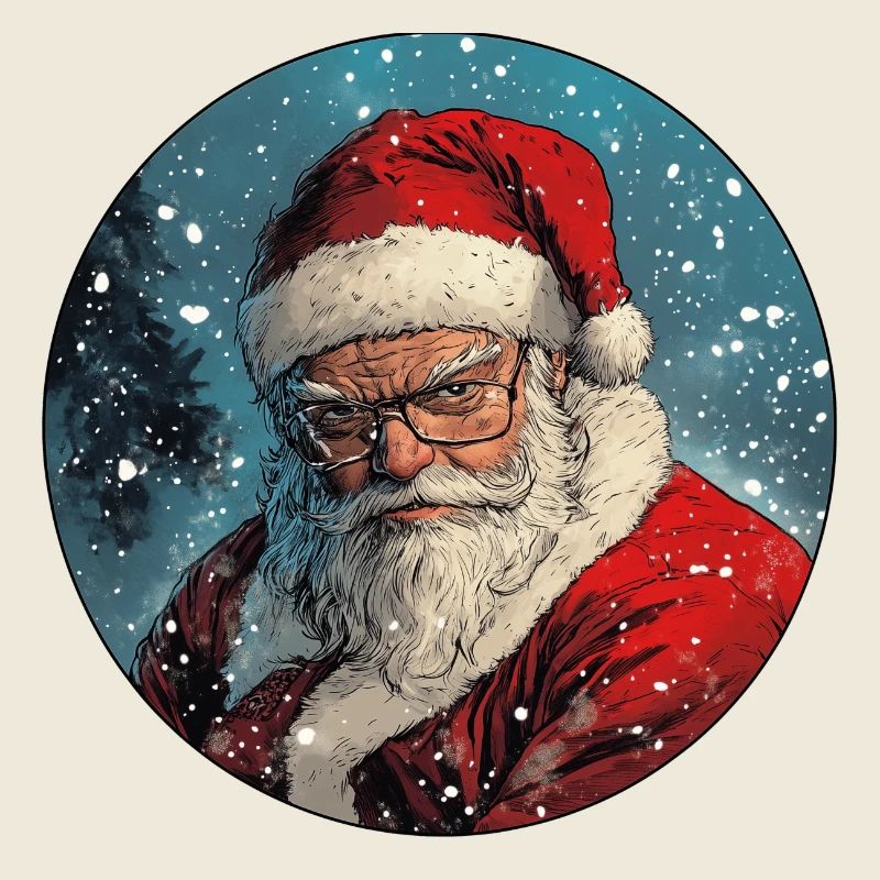 Père Noël strict : Noël avec style