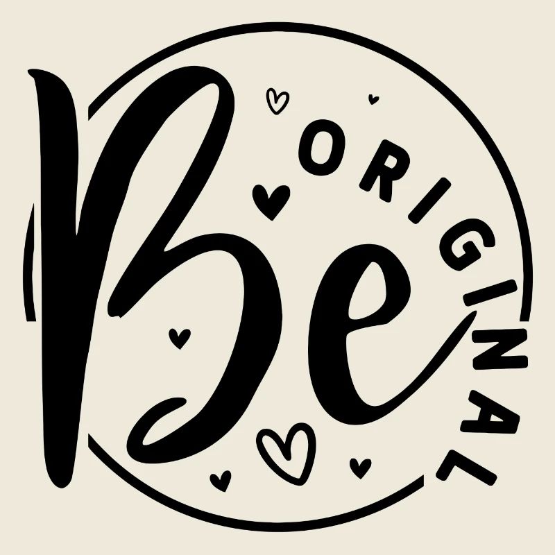 Être original vectorielle design symbole rétro citation étiquette
