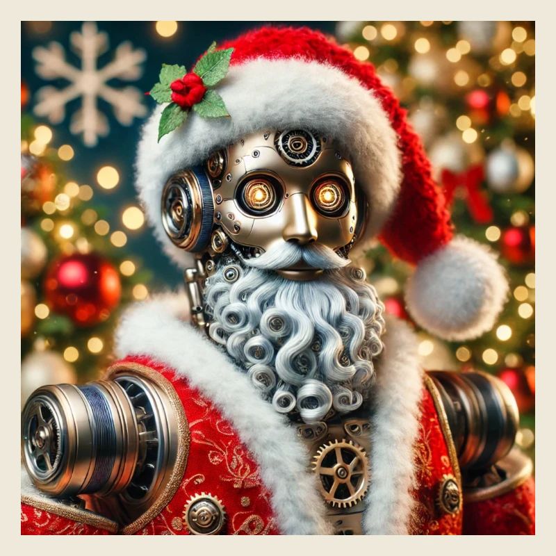 Roboter Weihnachtsmann