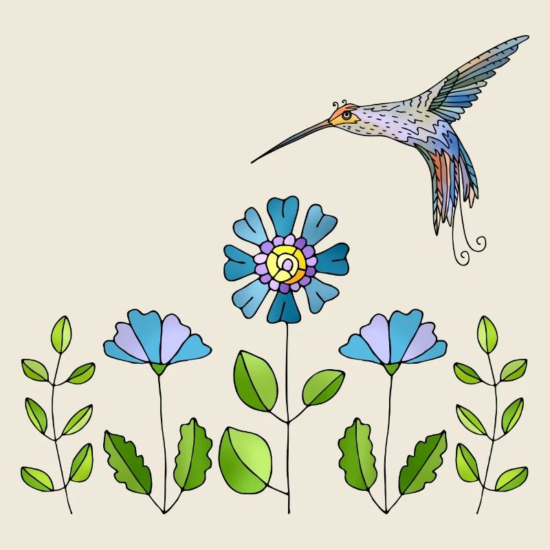 Oiseau coloré