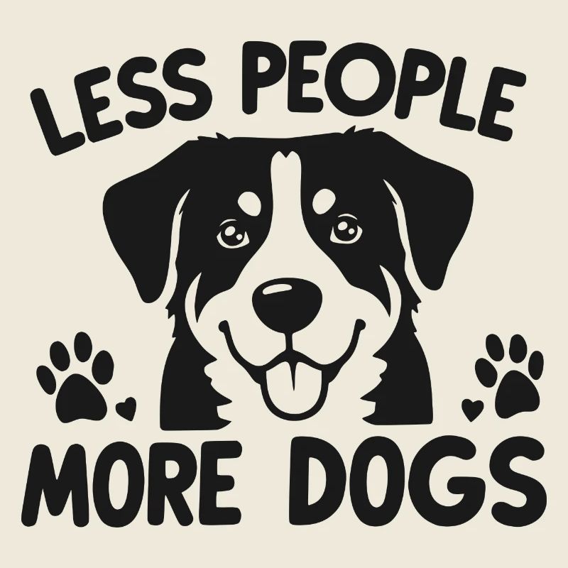 Moins de gens, plus de chiens