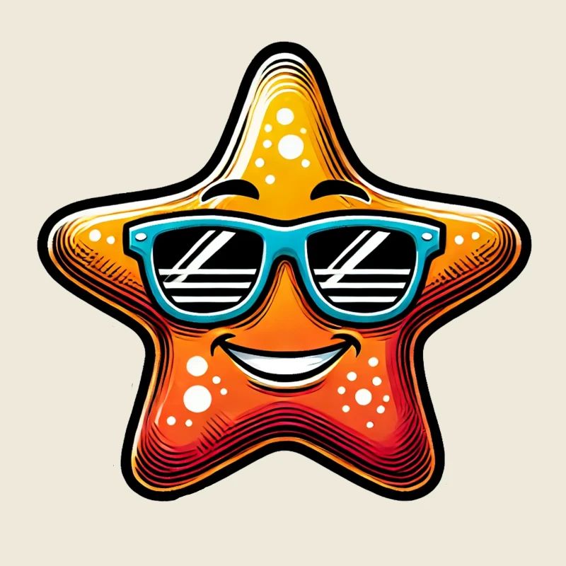 cooler Seestern Stern