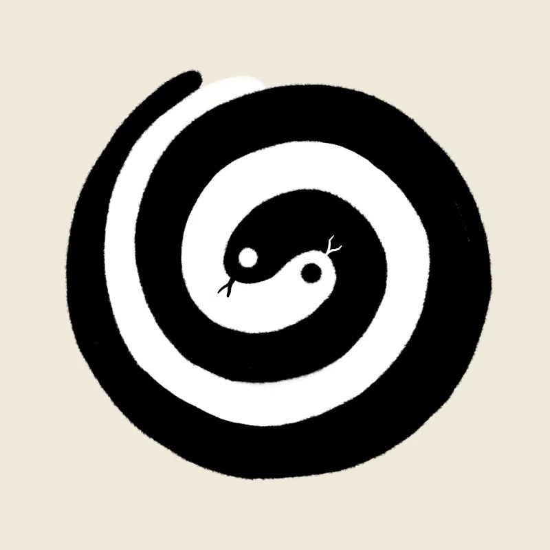 Yin-Yang Schlangen