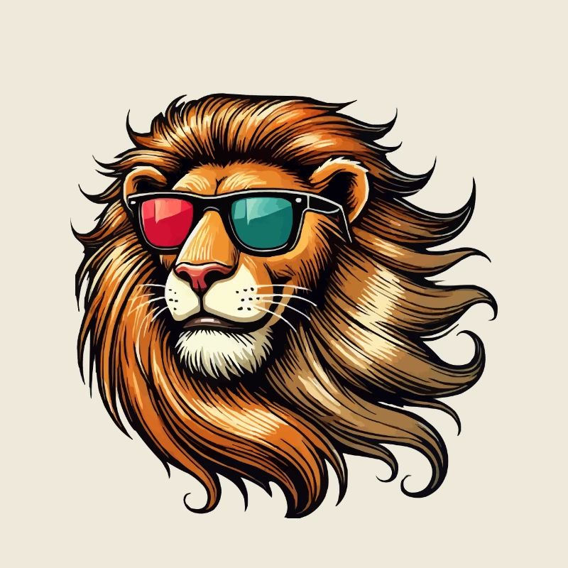 löwe sonnenbrille