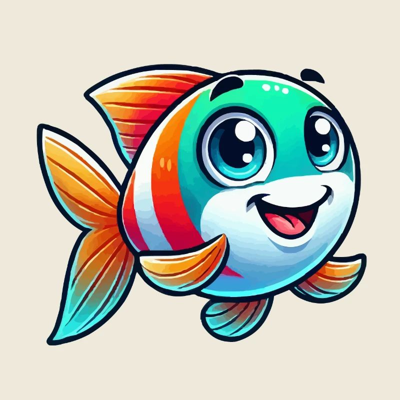 Bande dessinée de poisson