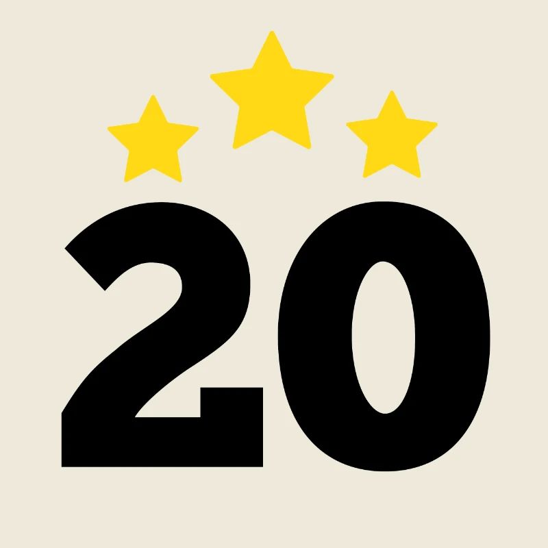 20 Years Star - 20th Anniversary Gift