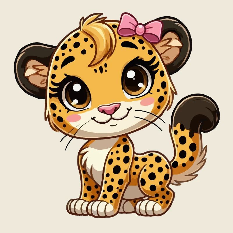 Girls cheetah