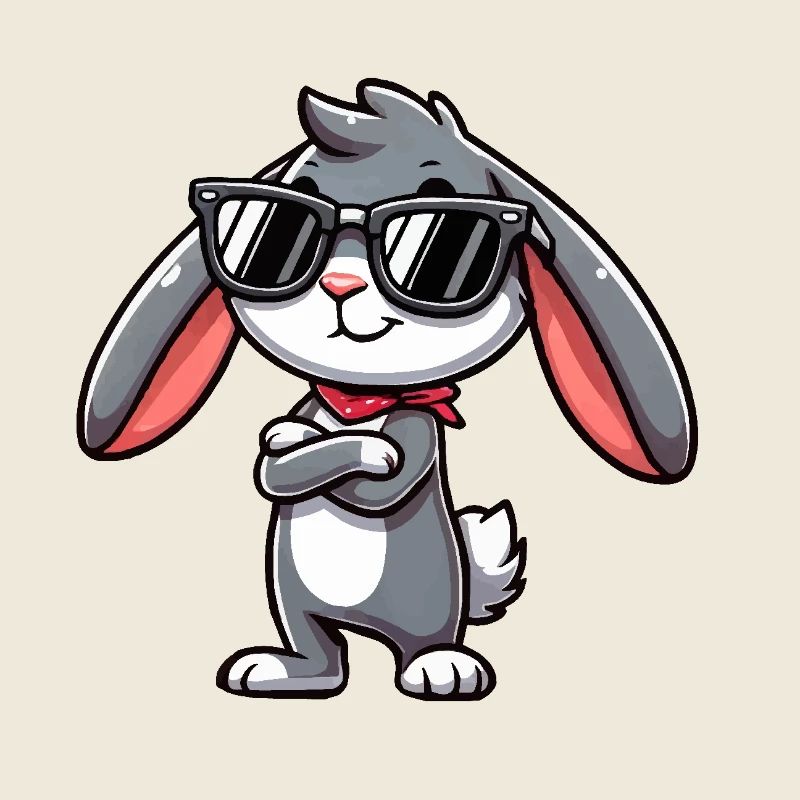 hase comic sonnenbrille