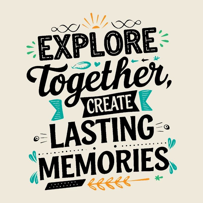Explorez ensemble adevnture citation de voyage art texte