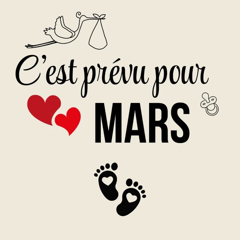 C’est prévu pour mars - annonce de grossesse