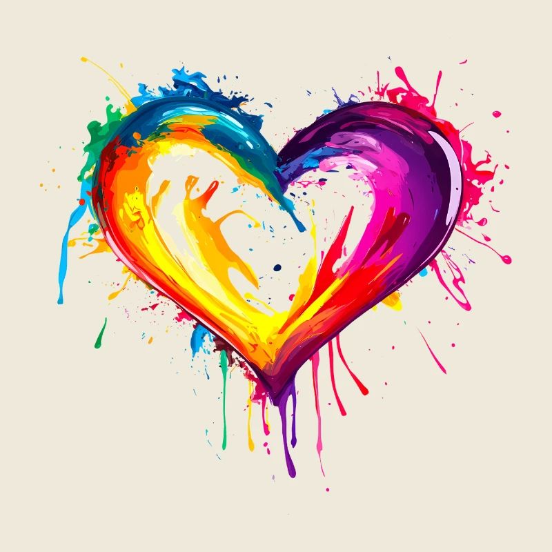 Rainbow Heart