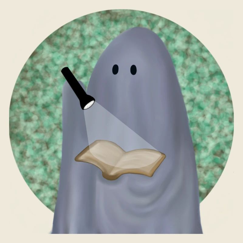 lesender Geist vor Tarnhintergrund