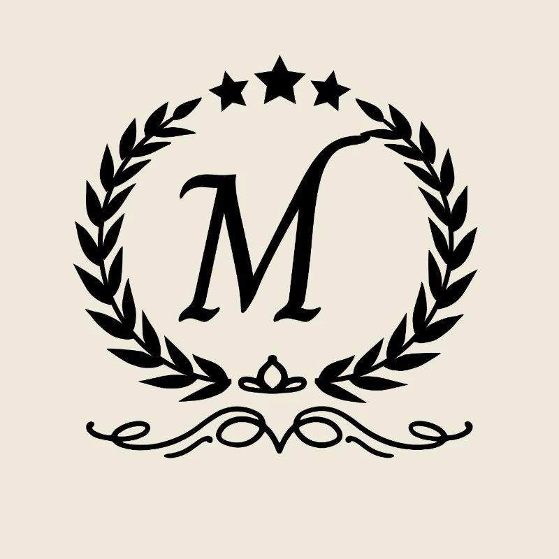 Letter m crown