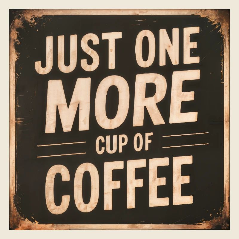 Nur eine weitere Tasse Kaffee