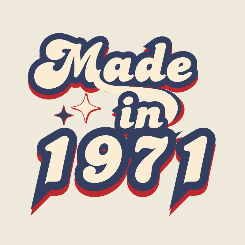 Made in 1971 retro