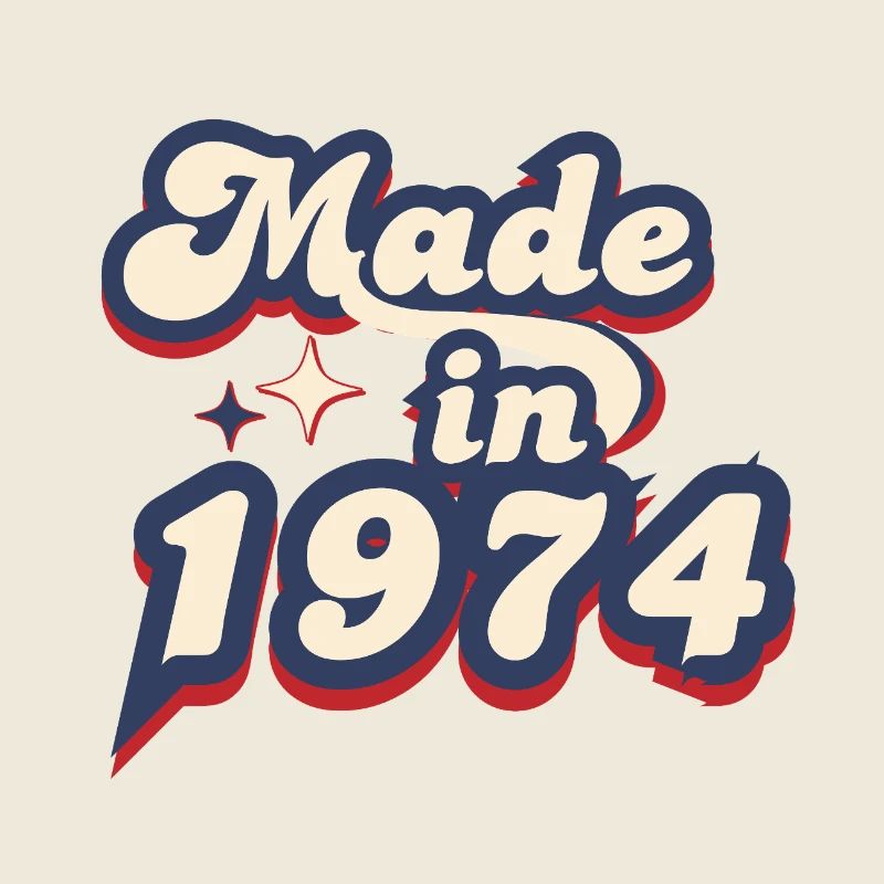 Made in 1974 retro