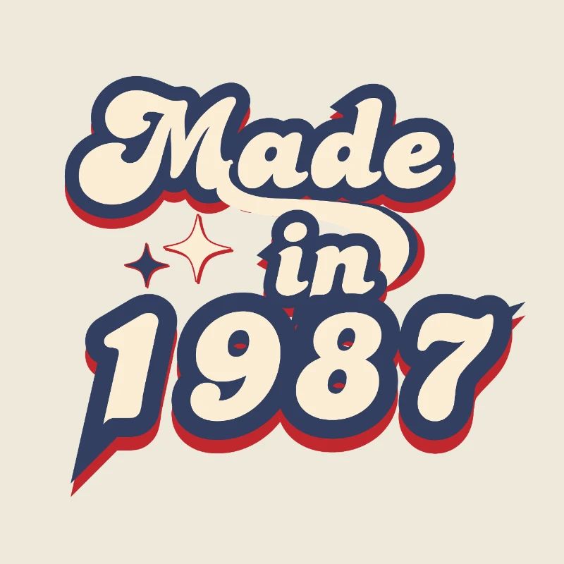 Made in 1987 retro