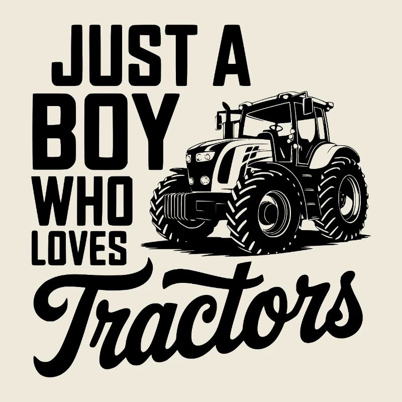 JUSTE UN GARÇON QUI AIME LES TRACTEURS