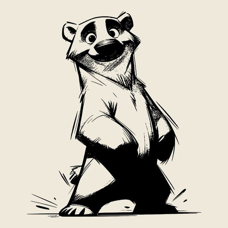 Cute bear comic darling with cuddle factor