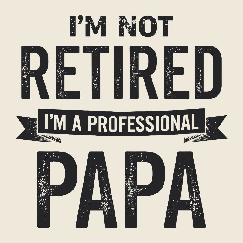 Papa professionnel Pas de pension de retraite Retraité
