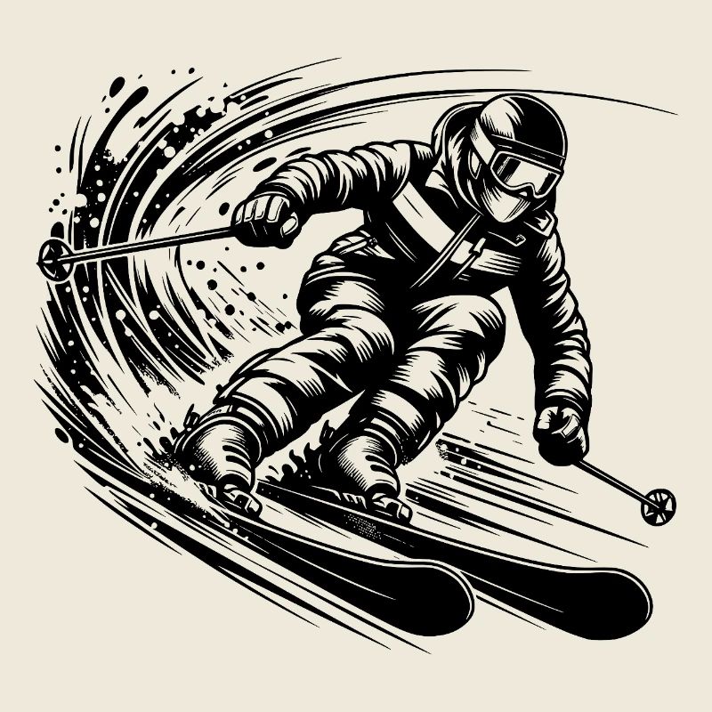 Sporty adrenaline kick Top performance on skis