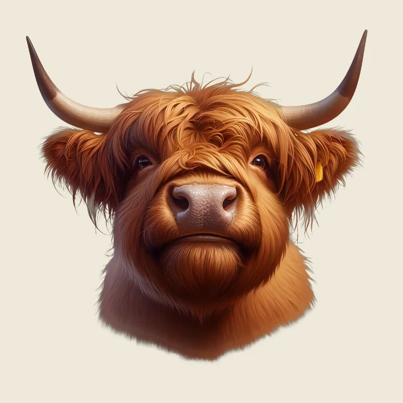 Tête de bœuf des Highlands 1