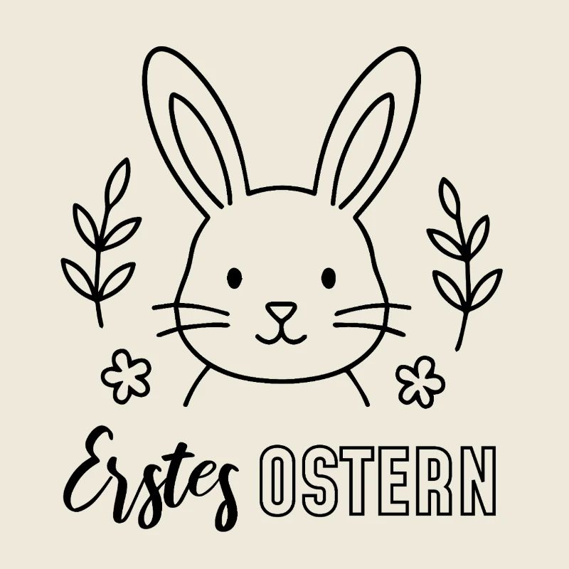 First Easter with Bunny Head