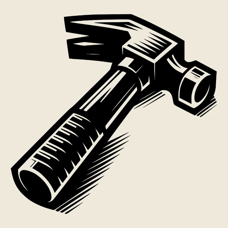 Comic Tattoo Hammer for Tool Fans