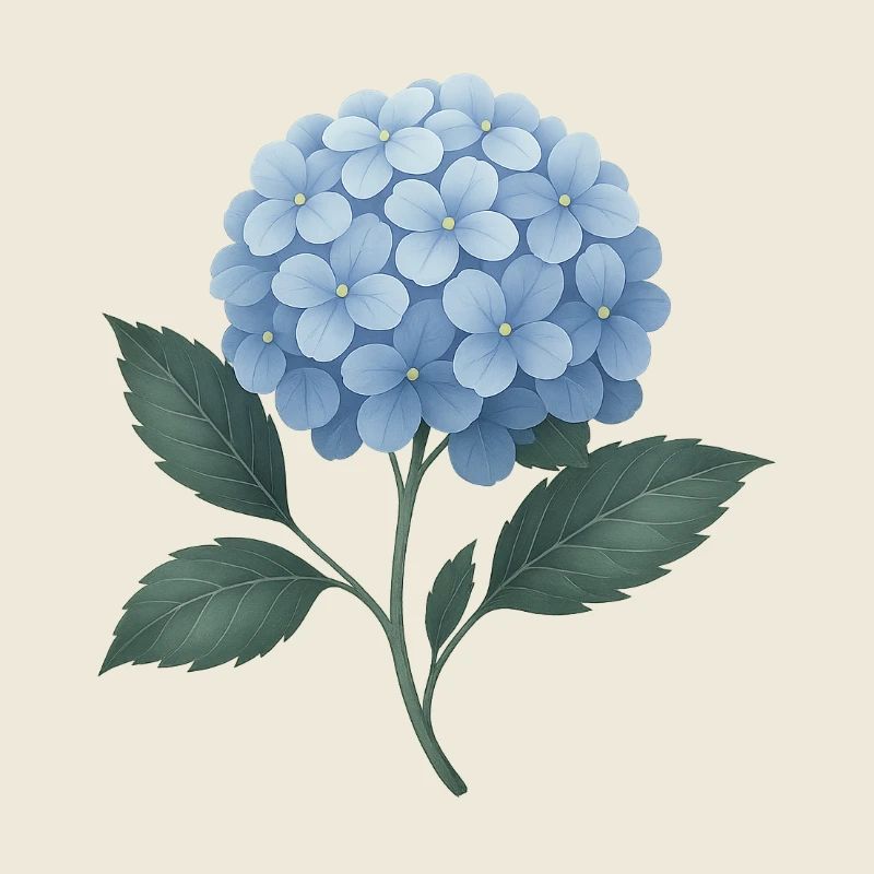 Hydrangea Magic – Blue Flower Ball