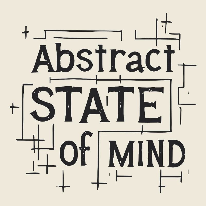 Abstract State of Mind Quote