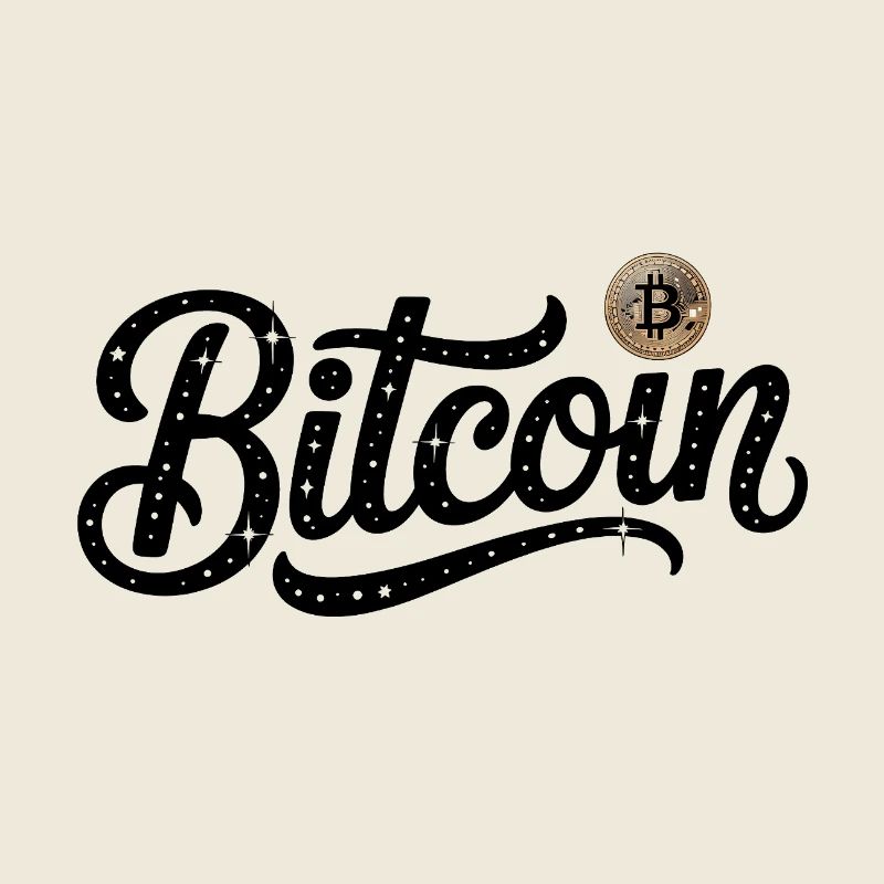 Bitcoin Logo - Crypto Coding Sticker