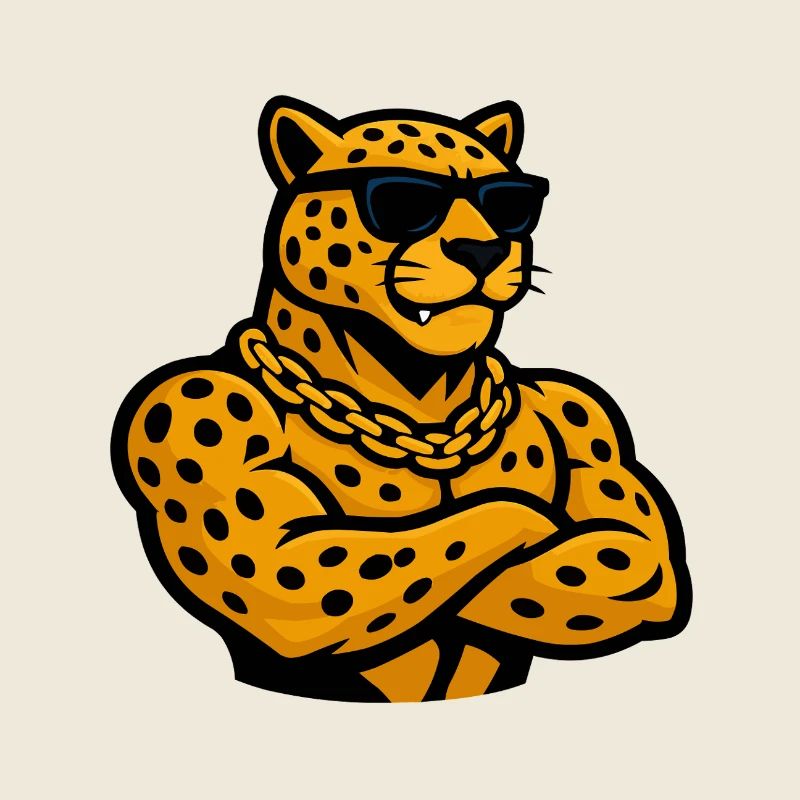 leopard gepard comic