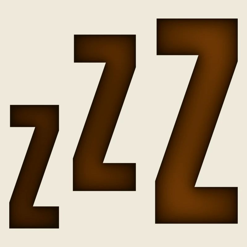 Smiley Sleeping 'ZZZ'