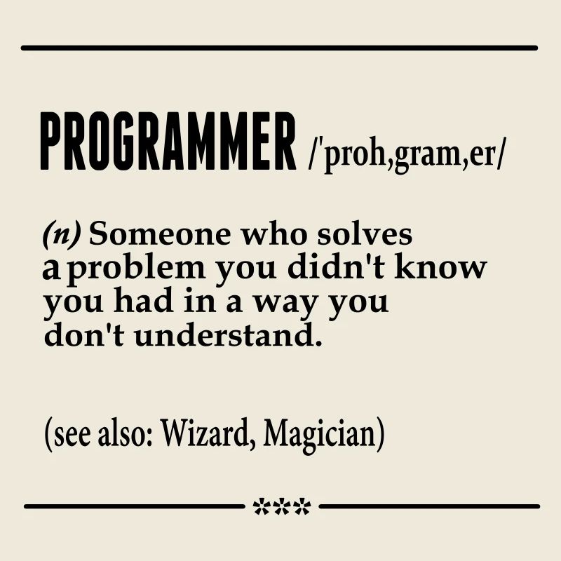 Programmer Noun