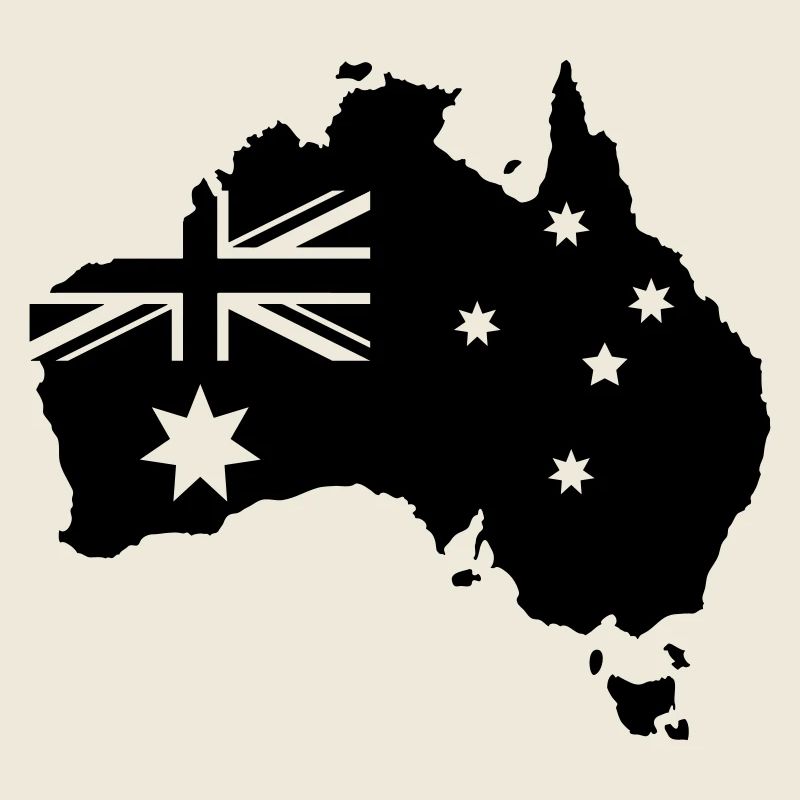 australia map design