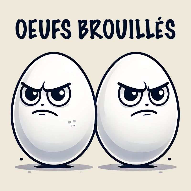 Scrambled eggs humor