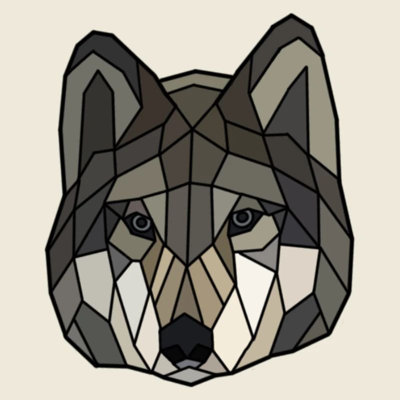 Wolf blanko