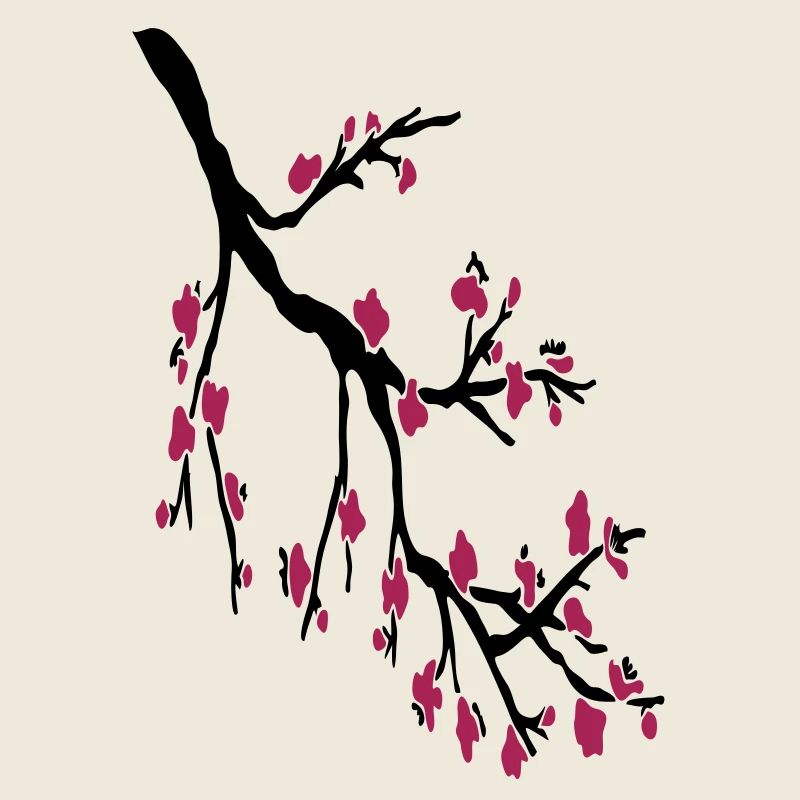 Branche cerisier