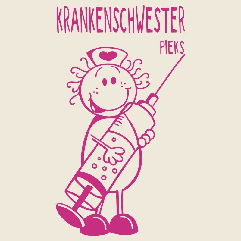 Krankenschwester mit Spritze - Geschenk