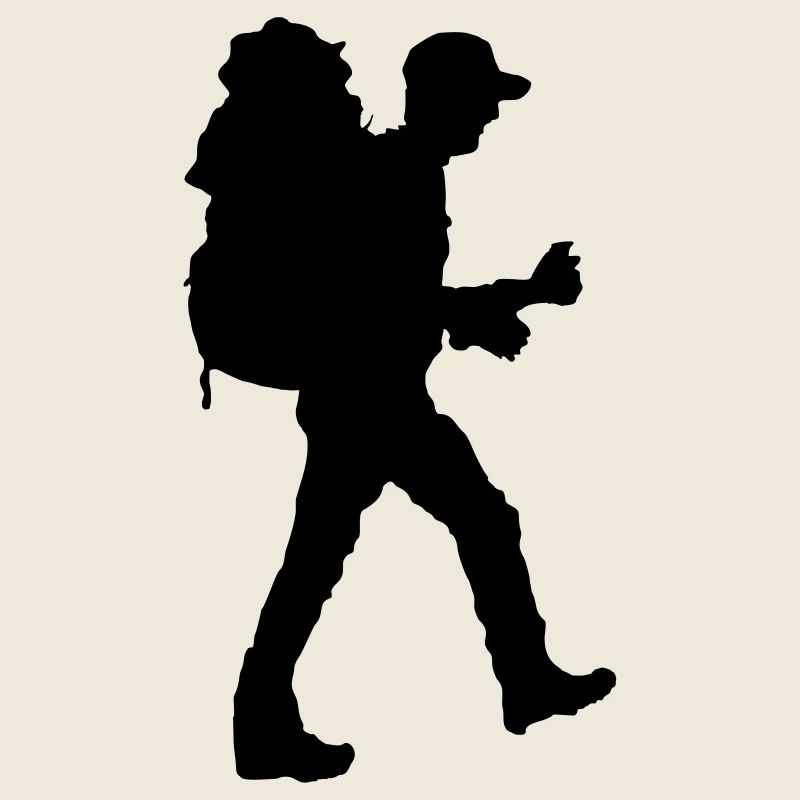Backpacker Silhouette