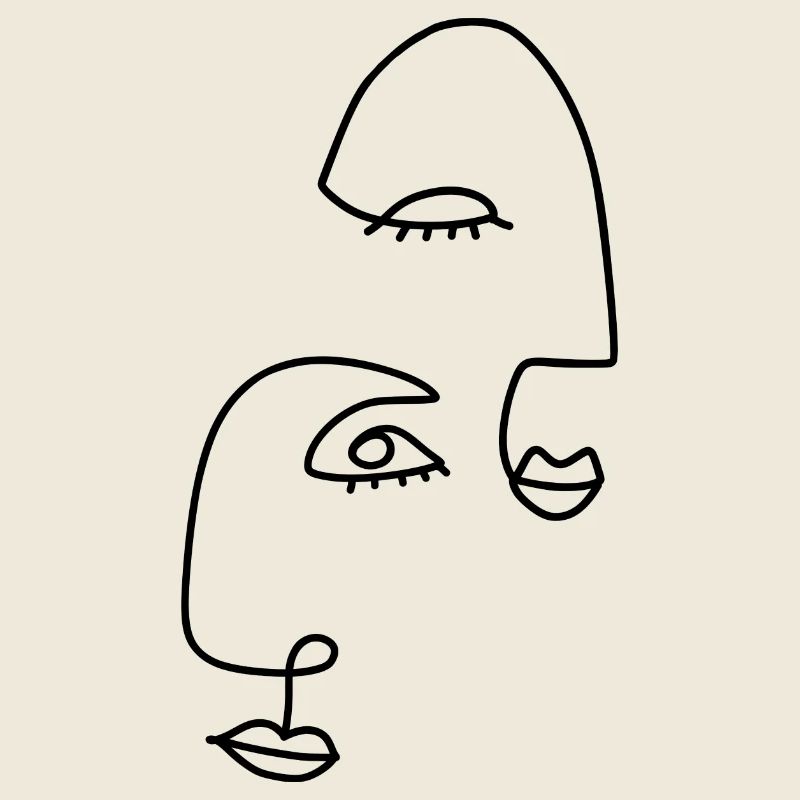 Line drawings abstract