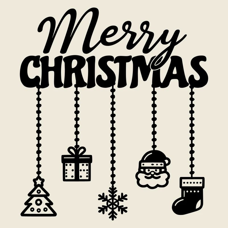 Décor suspendu de Noël