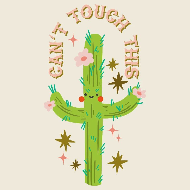 Can't touch this - Prickly cactus design